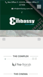 Mobile Screenshot of embassycomplex.com.mt